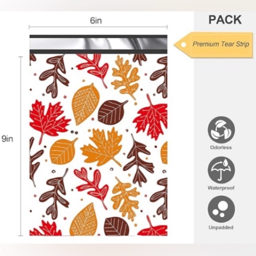 15 Count - Variety Pack of 6x9 Polymailers (FALL) - Picture 12 of 16
